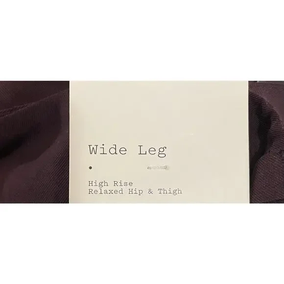 A New Day High-Rise Wide-Leg Pants size 8 Regular - Brown - NEW - Picture 6 of 6